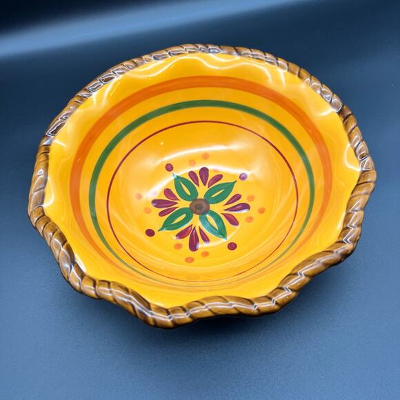 Tuscan Home 9" Salad Serving Bowl by HOME & GARDEN PARTY Discontinued - Picture 3 of 9